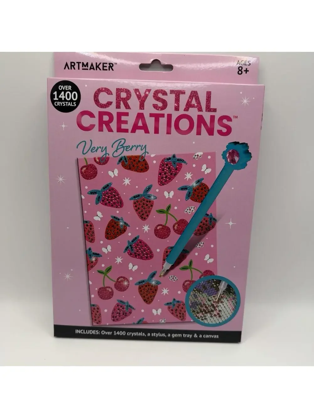 Artmaker Crystal Creations Diamond Art Kit  Gems - Fruit Salad Or Very Berry-NEW